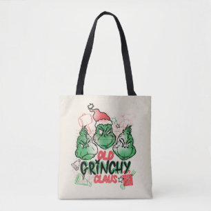 Tote Bag Dr. Seuss   Le vieux Grinch Noël