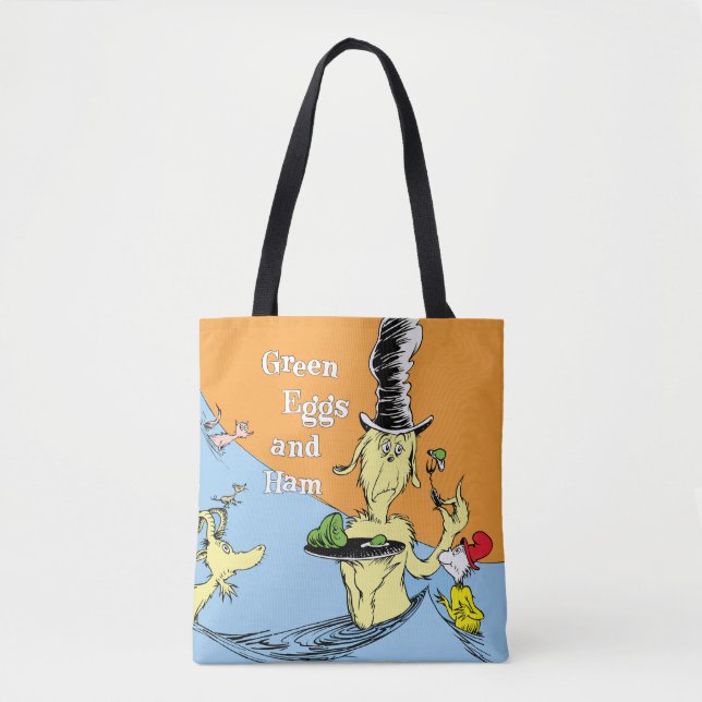 Tote Bag Dr. Seuss Les Œufs verts au jambon Scène de l'eau (Devant)