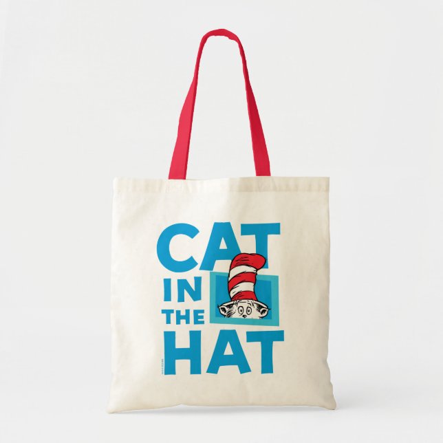Tote Bag Dr. Seuss | Logo du Chat chapeauté (Devant)