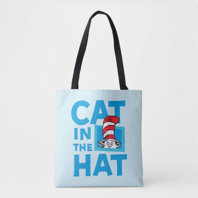 Tote Bag Dr. Seuss | Logo du Chat dans le Chapeau (Devant)