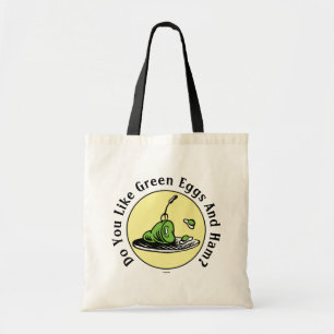 Tote Bag Dr Seuss   Oeufs verts et icône de jambon