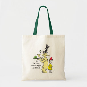 Tote Bag Dr Seuss Oeufs verts et jambon Ami et Sam-I-Am