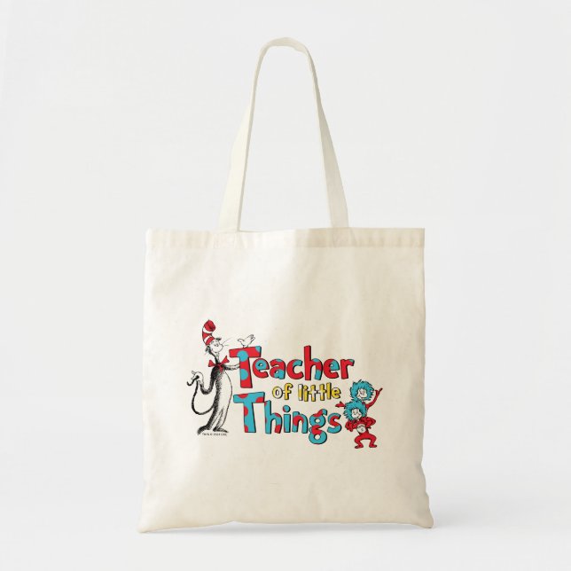 Tote Bag Dr Seuss | Professeur de petites choses (Devant)