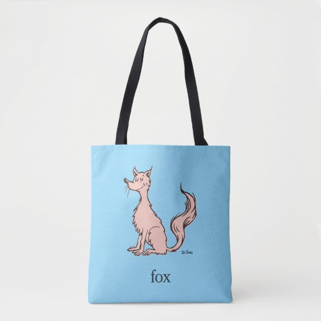 Tote Bag Dr. Seuss | Renard Rose (Devant)