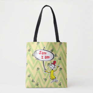 Tote Bag Dr Seuss Symbole de retenue Sam-I-Am