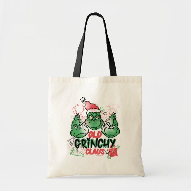Tote Bag Dr Seuss | Vieux Claus Grinch (Devant)