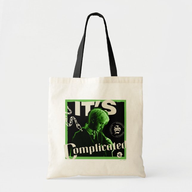 Tote Bag Draco Malfoy - "C'est compliqué" (Devant)