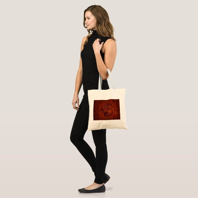 Tote Bag Dragon Budget Fourre-tout (Devant (modèle))