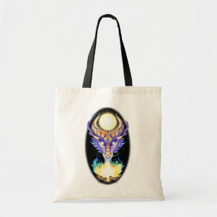 Tote Bag Dragon céleste; Le Soleil :sac fourre-tout