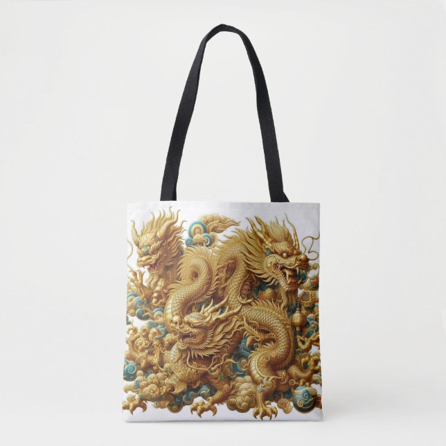 Tote Bag dragon chinois (Devant)