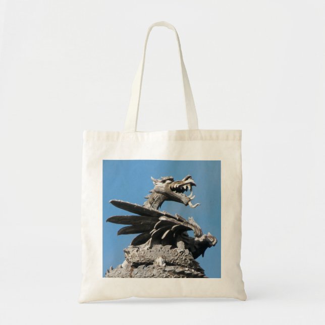 Tote Bag Dragon, City Hall Cardiff, Pays de Galles, Royaume (Devant)