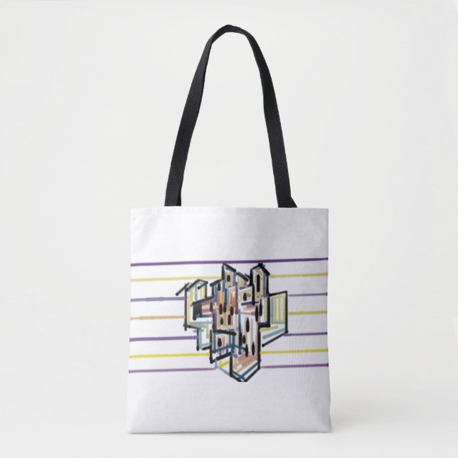 Tote Bag Dragon de mer joie d'été  (Devant)