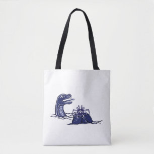 Tote Bag Dragon D'Eau Et Crabe Monstre