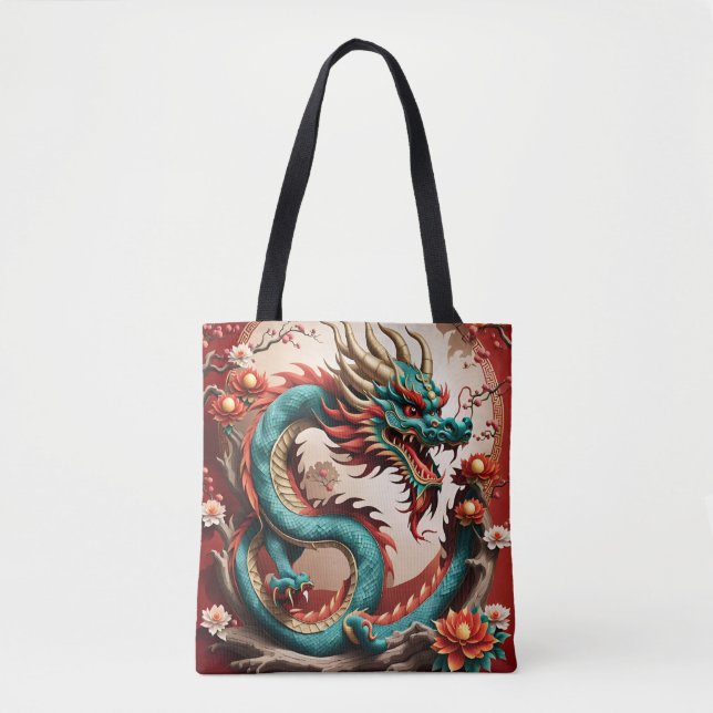 Tote Bag Dragon du Nouvel An chinois 2024 To01 (Devant)