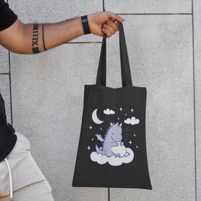 Tote Bag Dragon endormi (Créateur téléchargé)