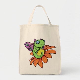 Tote Bag Dragon et tournesol féeriques de bébé par Carrie