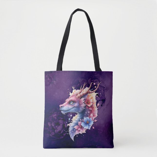 Tote Bag Dragon Gardien Douceur.  (Devant)