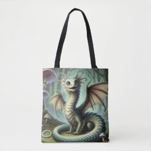 Tote Bag Dragon Jabberwocky Cute Imaginaire Créature Art