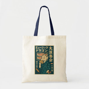 Tote Bag Dragon japonais rétro