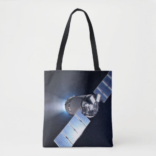 Tote Bag Dragon Xl Spacecraft Avec Planète Terre À Distance