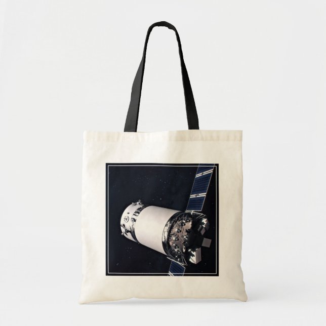 Tote Bag Dragon Xl Spacecraft S'Approche D'Une Passerelle L (Devant)