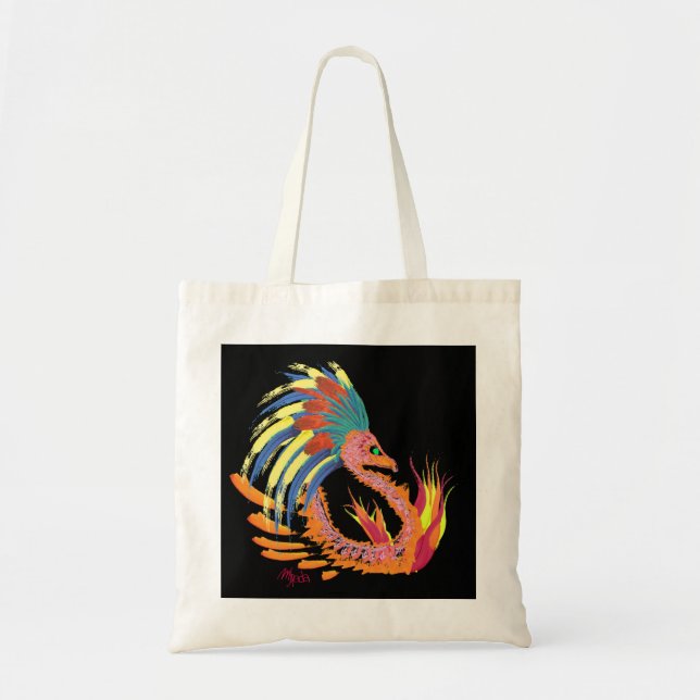 Tote Bag Dragone Fiammante (Devant)