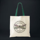 Tote Bag Dragonette rose<br><div class="desc">La libellule représente l'adaptabilité et la transformation. Capturant la nature sacrée de cet insecte,  cet élégant design aquarelle est parfait pour quiconque aime ces créatures d'été,  ou a une personnalité irisée propre.</div>