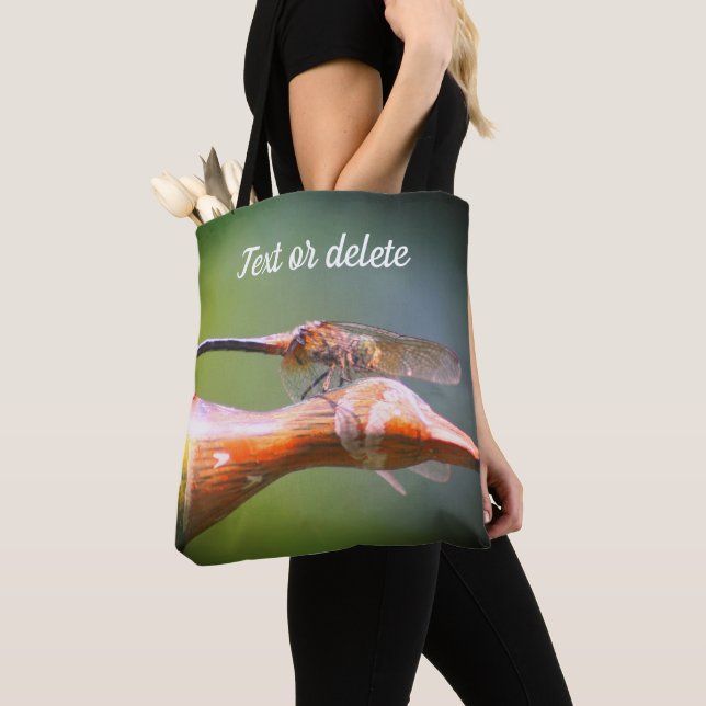 Tote Bag Dragonfly Co Pilote Nature Personnalisée (De près)