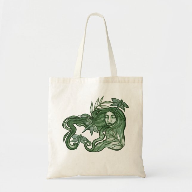 Tote Bag Dragonfly Goddess Art Dragonlies (Devant)