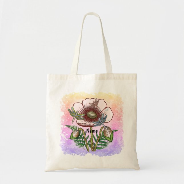 Tote Bag Dragonfly Pale Poppy (Devant)