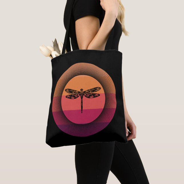 Tote Bag Dragonfly Sunset (De près)