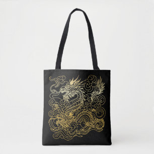 Tote Bag Dragons chinois