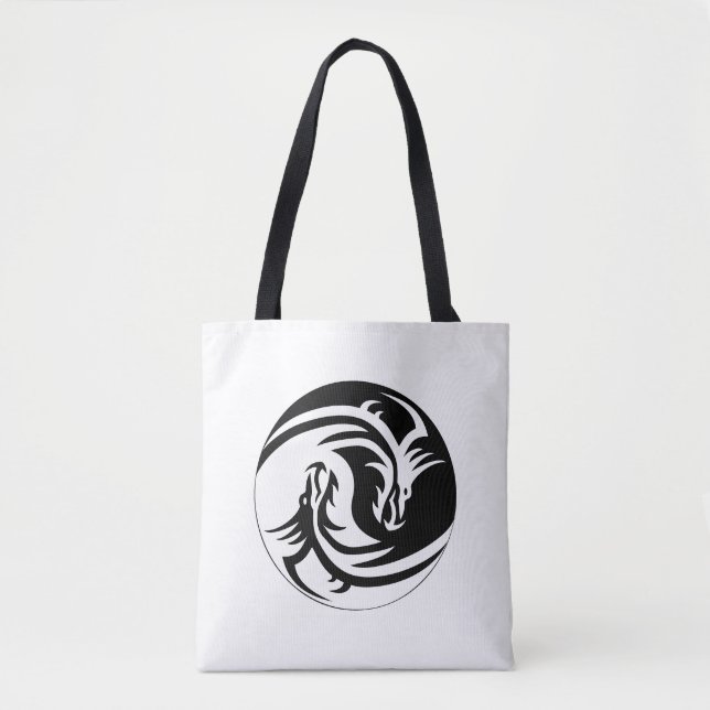Tote Bag Dragons en duel (Devant)