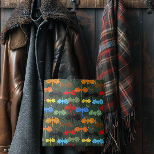 Tote Bag Dragons Green Flight Imaginaire