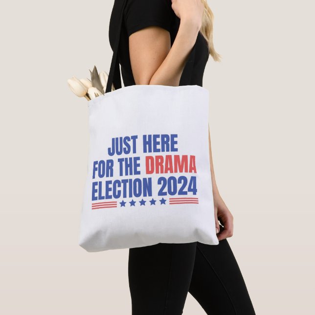 Tote Bag Drama Election 2024 drame politique non partisan (De près)
