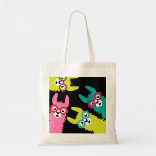 Tote Bag Drama Llama Camélid coloré