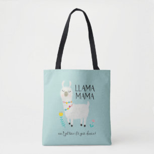 Tote Bag Drame de lama aucun temps pour le drame drôle