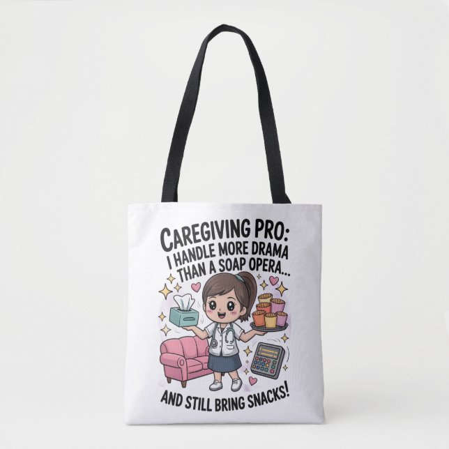Tote Bag Drame de soap opera drôle pour les professionnels  (Devant)