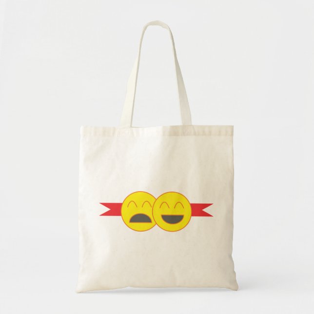 Tote Bag Drame : Emoji (Devant)
