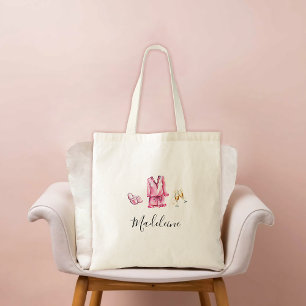 Tote Bag Drapeau adulte PJ Pajama Party Nom personnalisé Ca