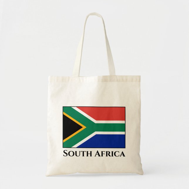 Tote Bag Drapeau Afrique du Sud (Devant)