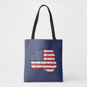 Tote Bag Drapeau américain