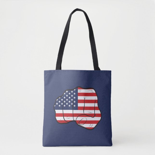 Tote Bag Drapeau américain (Devant)