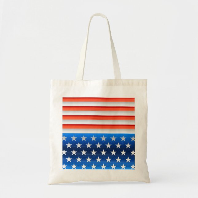 Tote Bag Drapeau américain (Devant)