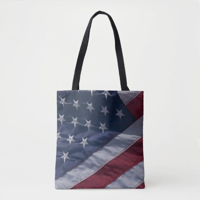Tote Bag Drapeau américain (Devant)
