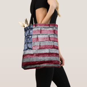 Tote Bag Drapeau américain
