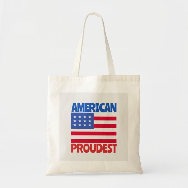 Tote Bag Drapeau américain (Devant)