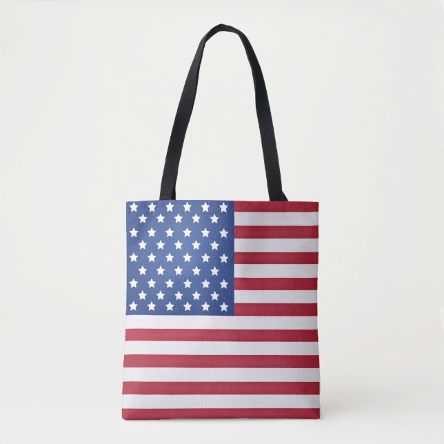 Tote Bag Drapeau américain cool (Devant)