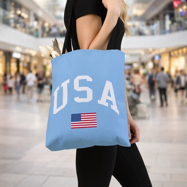 Tote Bag Drapeau américain de la fête de l'indépendance pat (Créateur téléchargé)