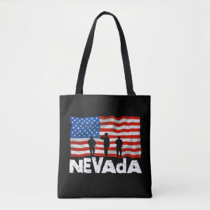 Tote Bag Drapeau américain de la ville Nevada